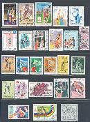 Basketball on Stamps: A Collection of 25 Different